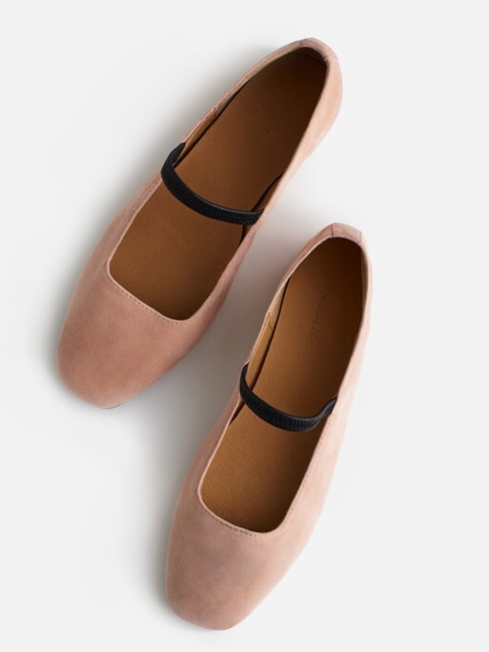 New! Madewell The Greta Ballet Flat Suede in Pale Blush 8.5